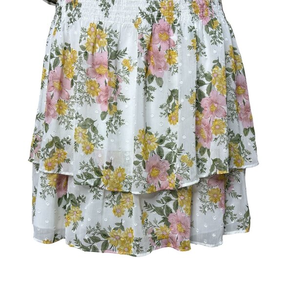 Premier Amour Off The Shoulder Floral Fit Flare Dress Size 12 NEw - Picture 3 of 11